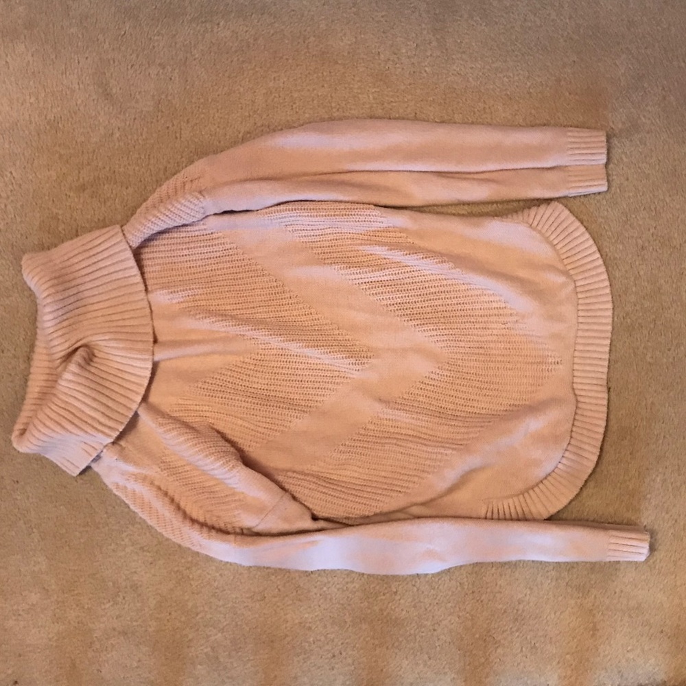 Pink patterned sweater